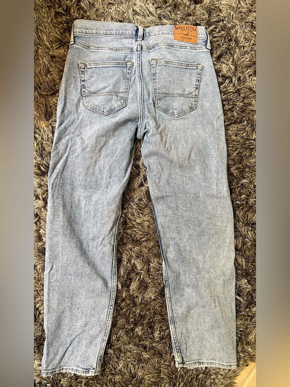 Hollister Light Blue Relaxed Fit Men's Jeans